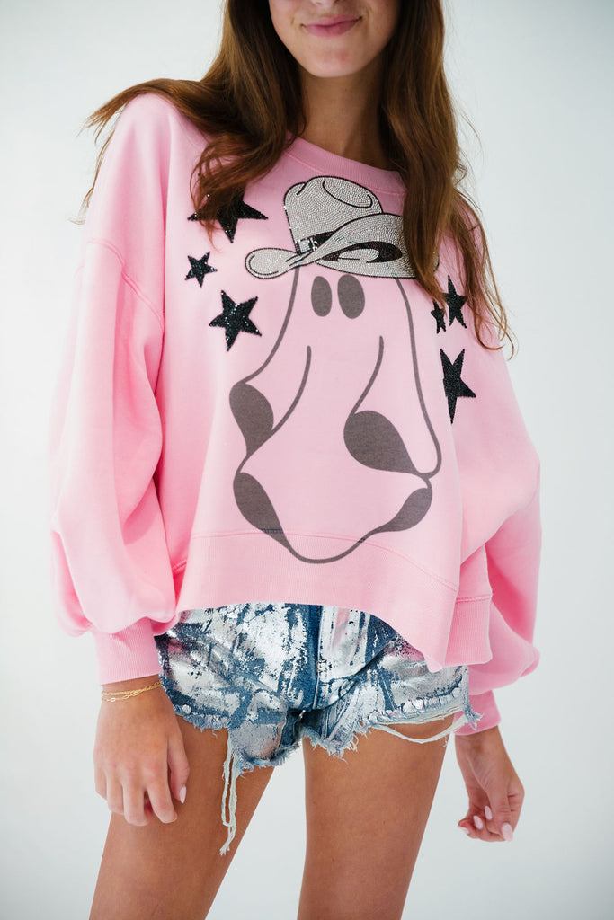 GHOST COWBOY PINK PULLOVER PULLOVER Judith March   