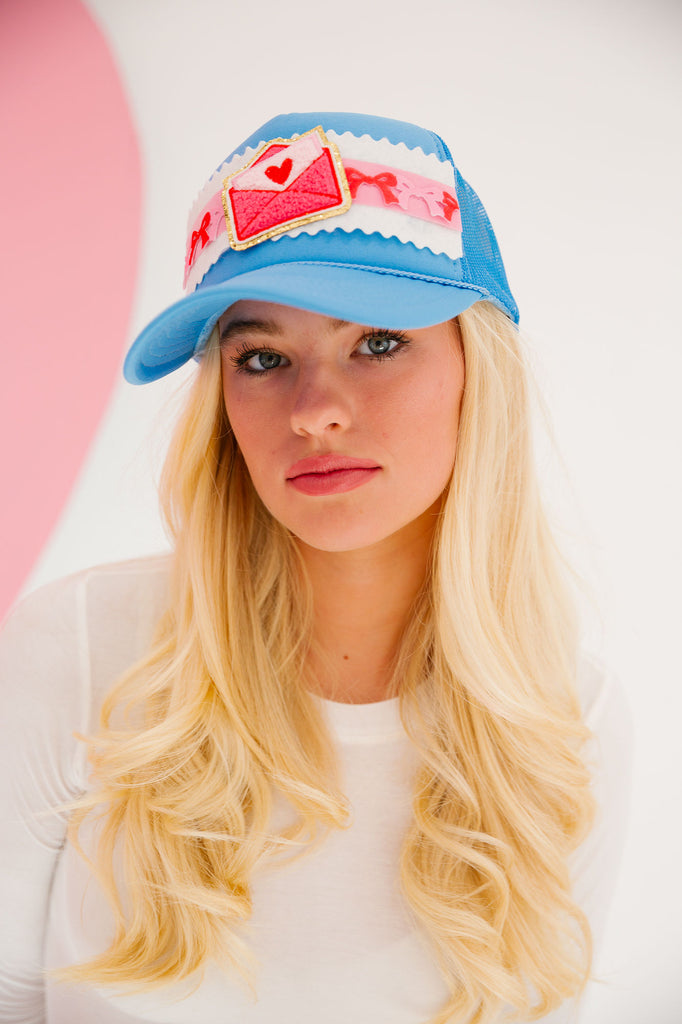 LOVE LETTER TRUCKER HAT HAT Judith March