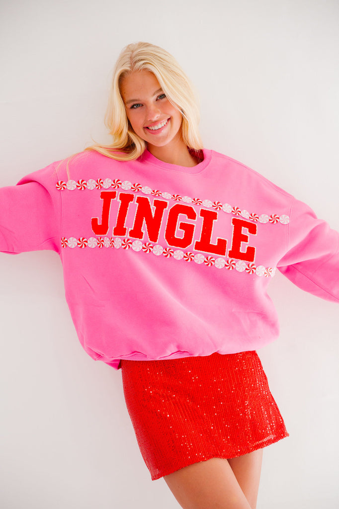 JINGLE PINK PULLOVER PULLOVER Judith March   