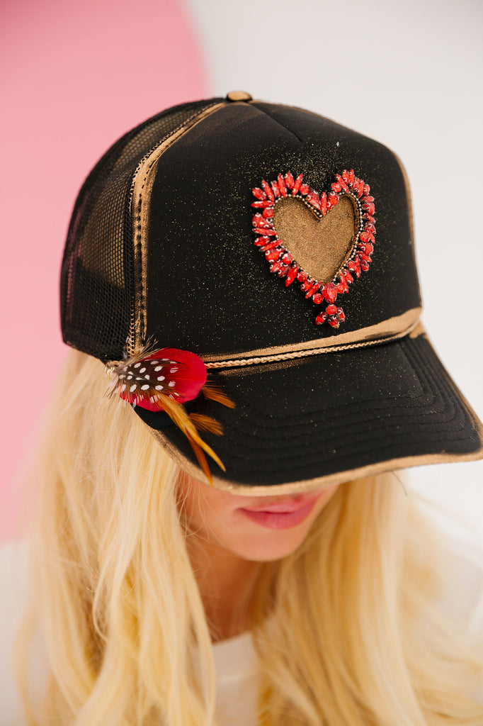 YOUNG LOVE TRUCKER HAT HAT Judith March