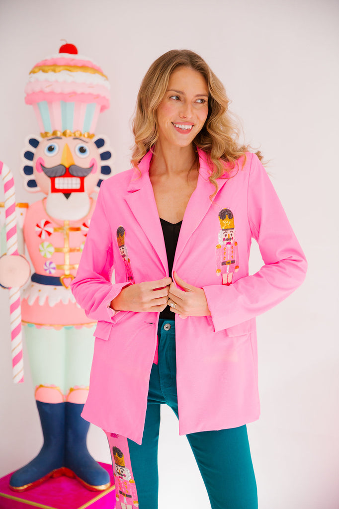 NUTCRACKER PINK BLAZER BLAZER Judith March   