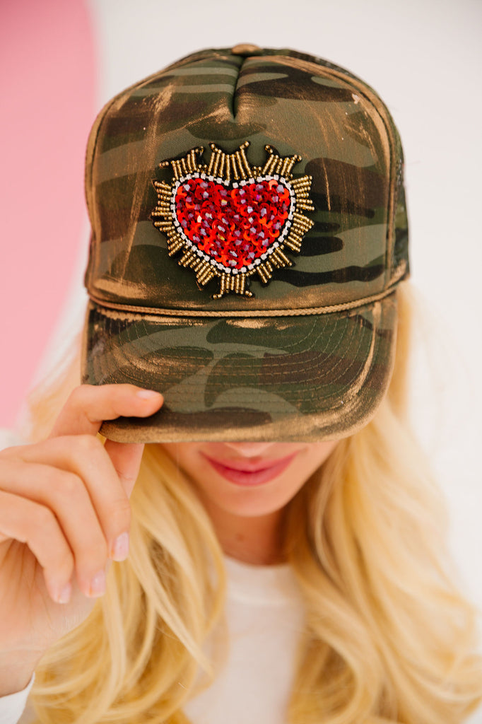 HEART OF MINE TRUCKER HAT HAT Judith March