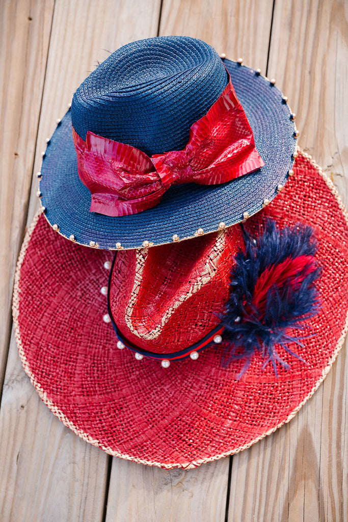 AMERICAN SNAKE SKIN SUN HAT RANCHER HAT Judith March