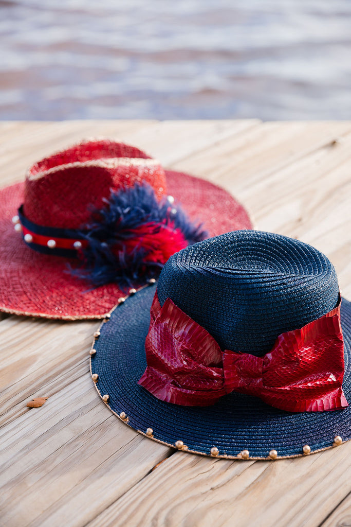 AMERICAN SNAKE SKIN SUN HAT RANCHER HAT Judith March