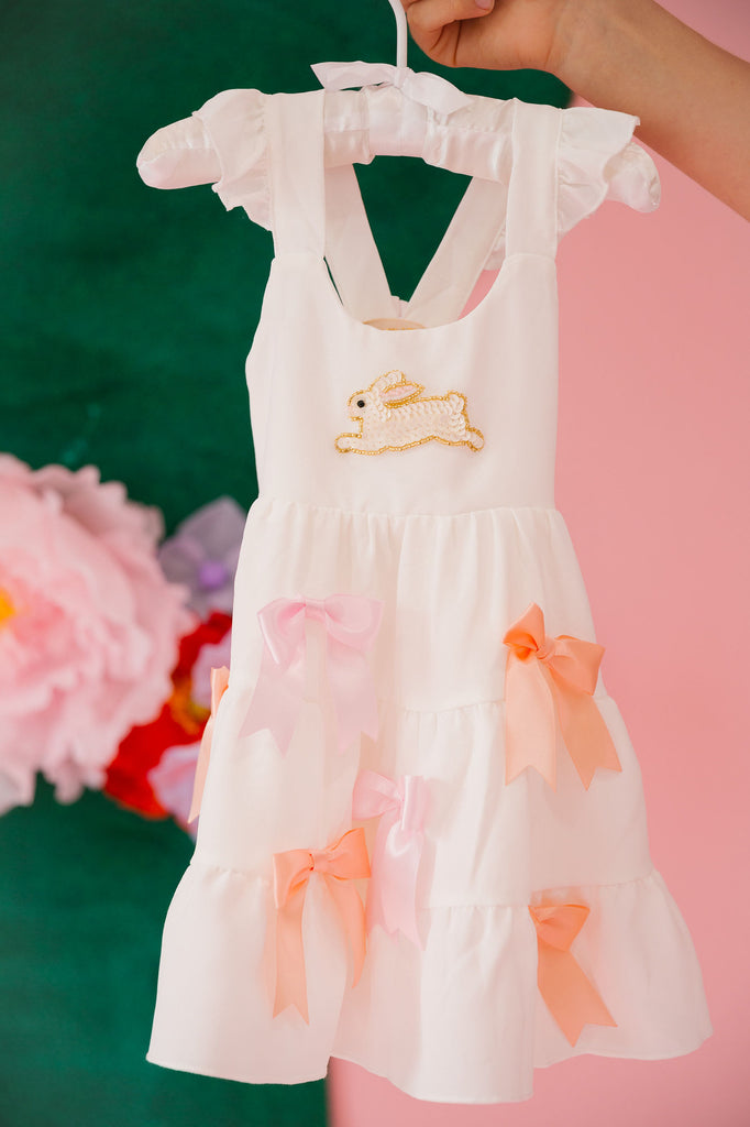 MINI KIDS BUNNY PASTEL BOWS DRESS DRESS Judith March