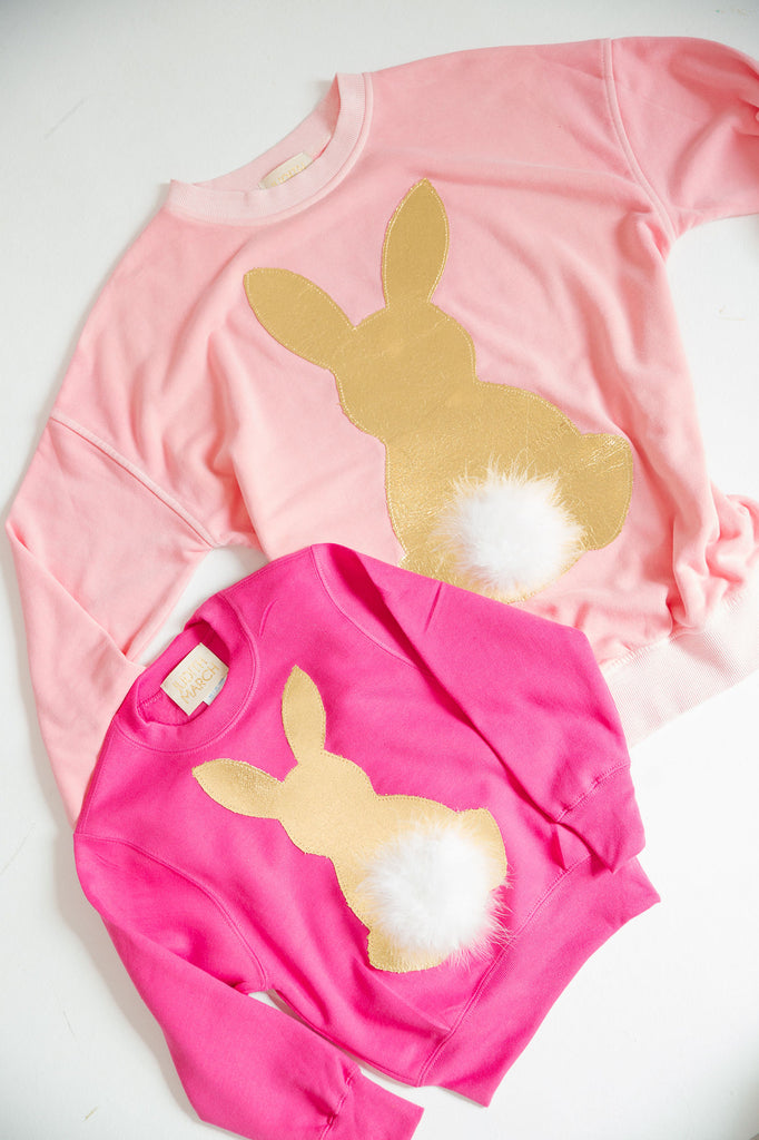 MINI KIDS COTTONTAIL PINK PULLOVER PULLOVER Judith March