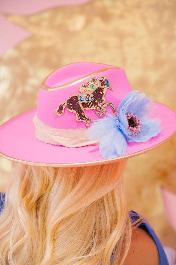 WINNERS CIRCLE PINK RANCHER HAT RANCHER HAT Judith March