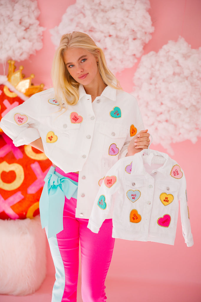 MINI KIDS CANDY HEARTS JACKET JACKET Judith March