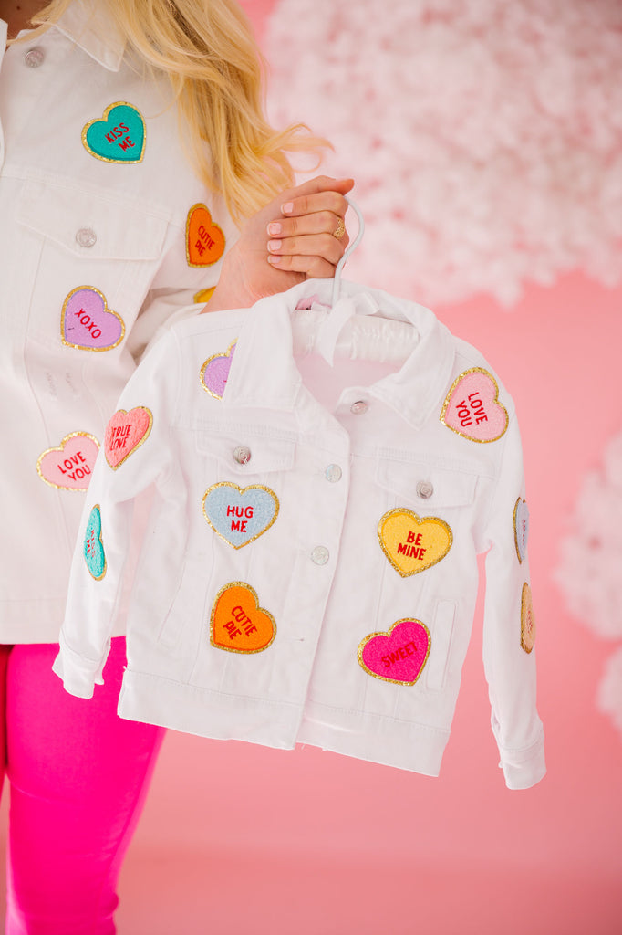 MINI KIDS CANDY HEARTS JACKET JACKET Judith March