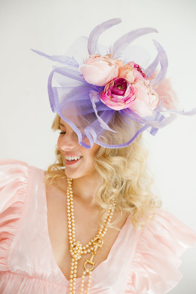 PREAKNESS PETAL FASCINATOR FASCINATOR Judith March