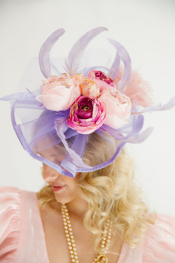 PREAKNESS PETAL FASCINATOR FASCINATOR Judith March