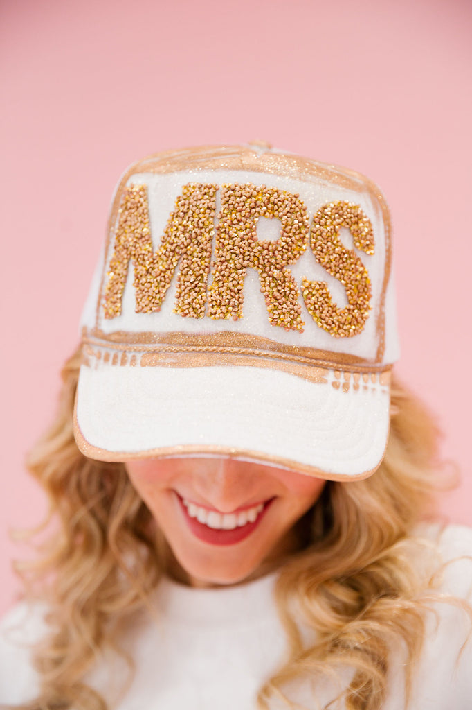 MRS WHITE TRUCKER HAT HAT Judith March