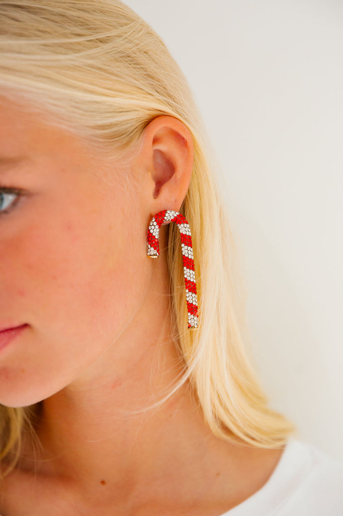 CANDY CANE EARRINGS earrings Judith March   