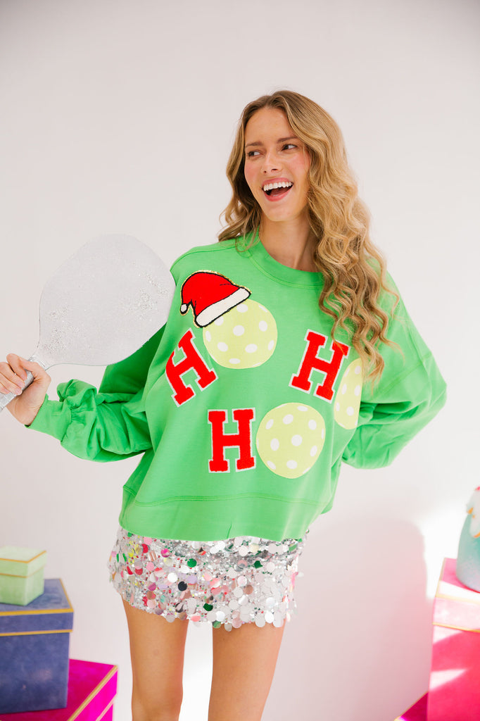 HO HO HO PICKLEBALL PULLOVER PULLOVER Judith March   