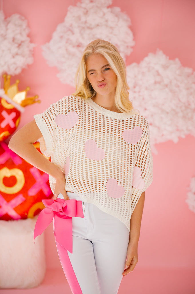 HEART TO HEART CROCHET TOP TOP Judith March