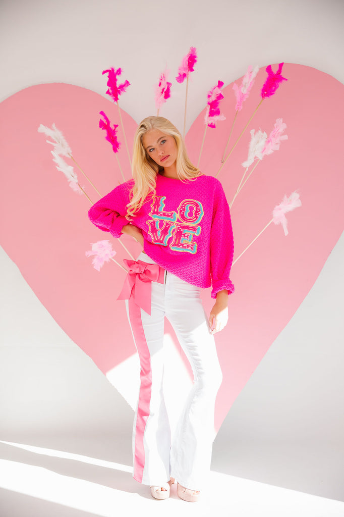 LOVE PINK SWEATER SWEATER Judith March