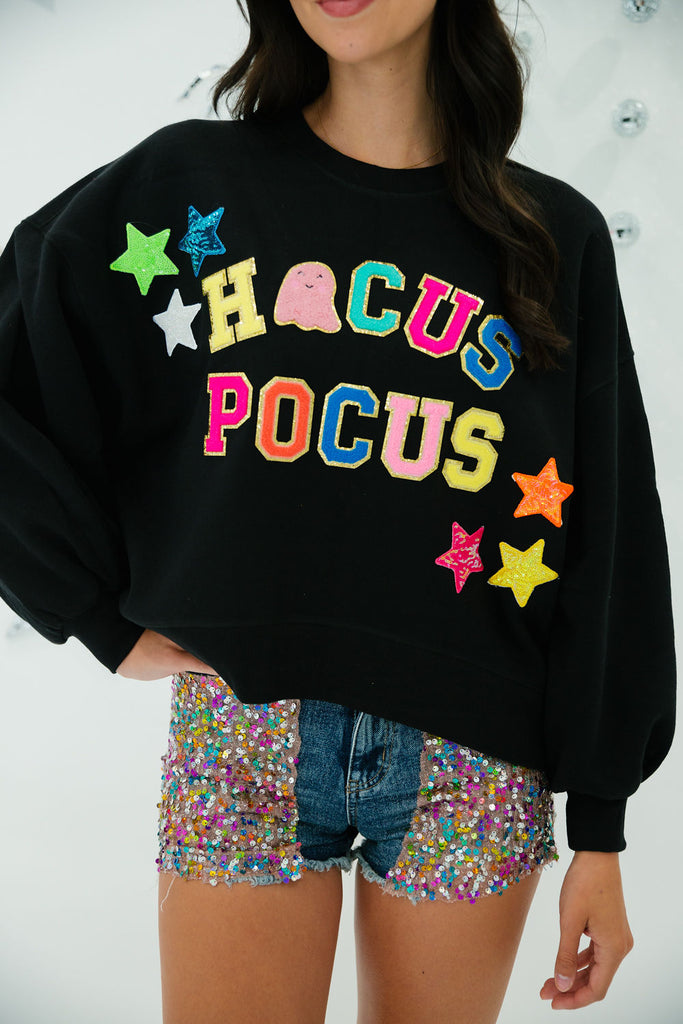 HOCUS POCUS BLACK PULLOVER PULLOVER Judith March   