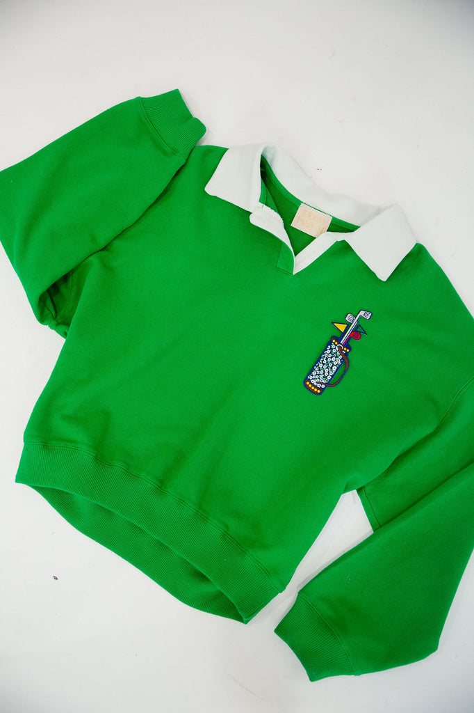 GOLF GIRL GREEN CREW NECK (PRE-ORDER) PULLOVER Judith March