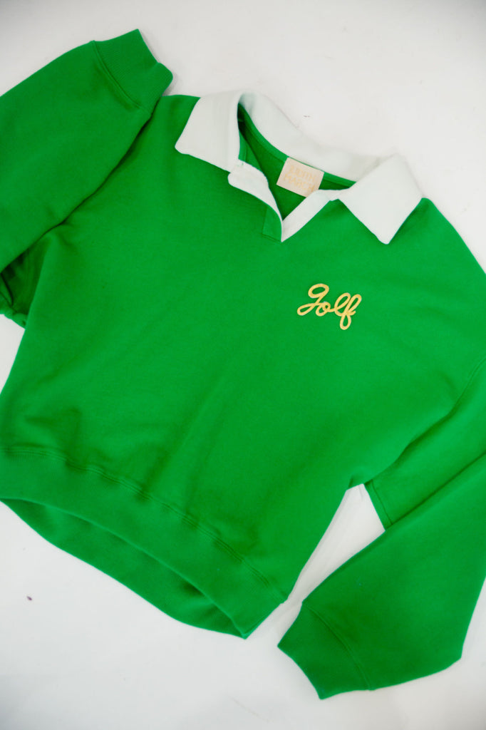 GOLF PRO GREEN CREW NECK (PRE-ORDER) PULLOVER Judith March