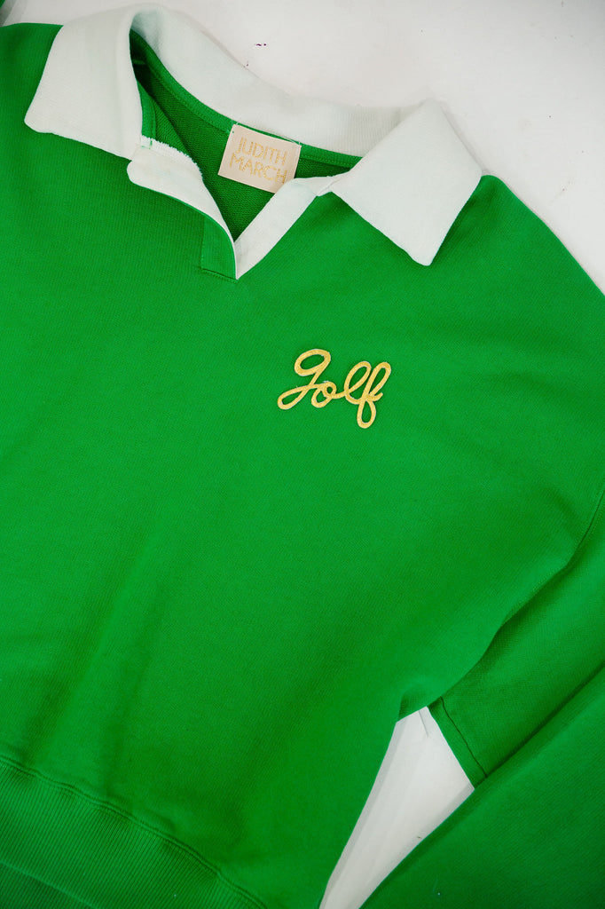 GOLF PRO GREEN CREW NECK (PRE-ORDER) PULLOVER Judith March