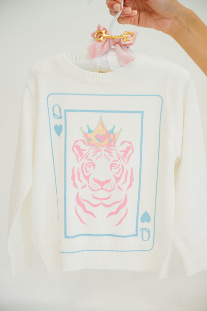 MINI KIDS TIGER QUEEN SWEATER* TOP Judith March