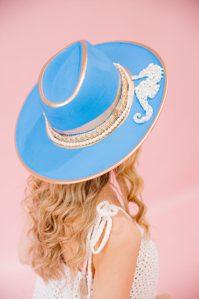 SEAHORSE PEARL RANCHER HAT hat Judith March