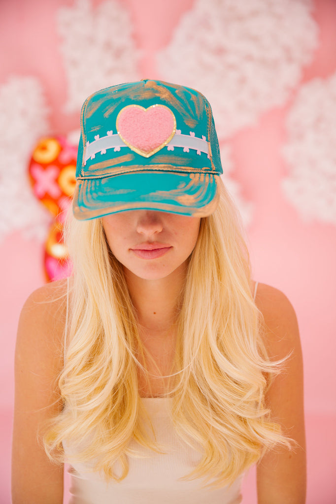 CRAZY IN LOVE TRUCKER HAT HAT Judith March