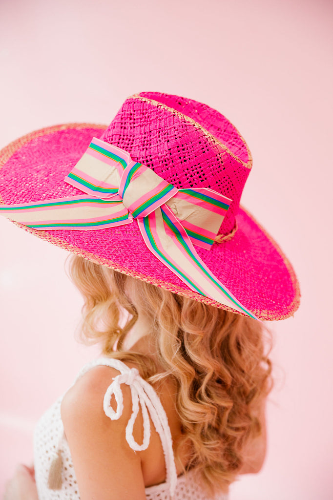 SPRING FEVER SUN HATS HAT Judith March PINK SUN HAT