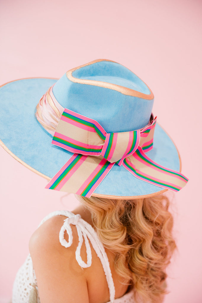 SPRING FEVER SUN HATS HAT Judith March BLUE RANCHER