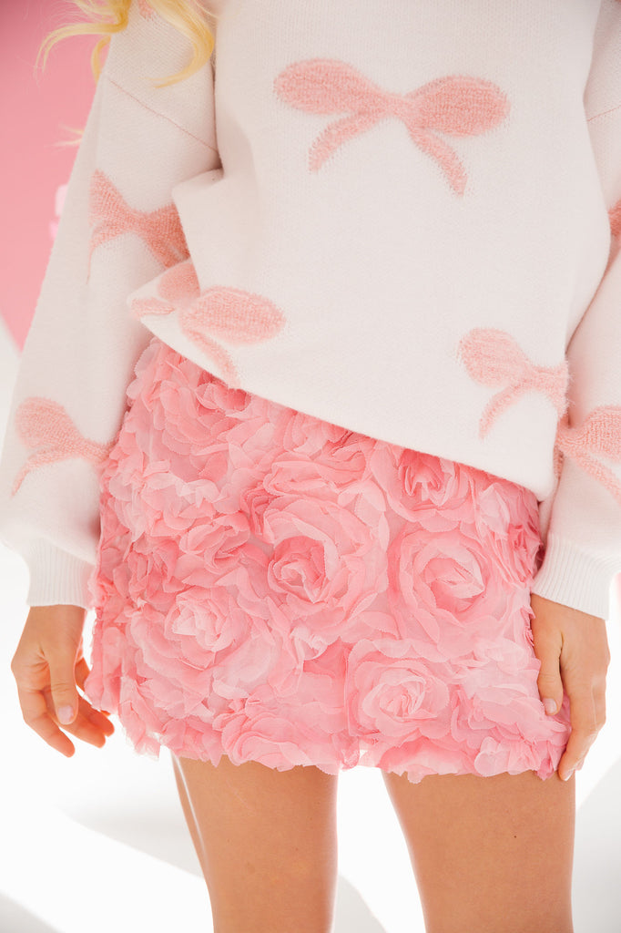 FLORAL DREAMS PINK SKIRT SKIRT Judith March