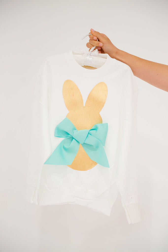 MINI KIDS GOLDEN BUNNY PULLOVER PULLOVER Judith March