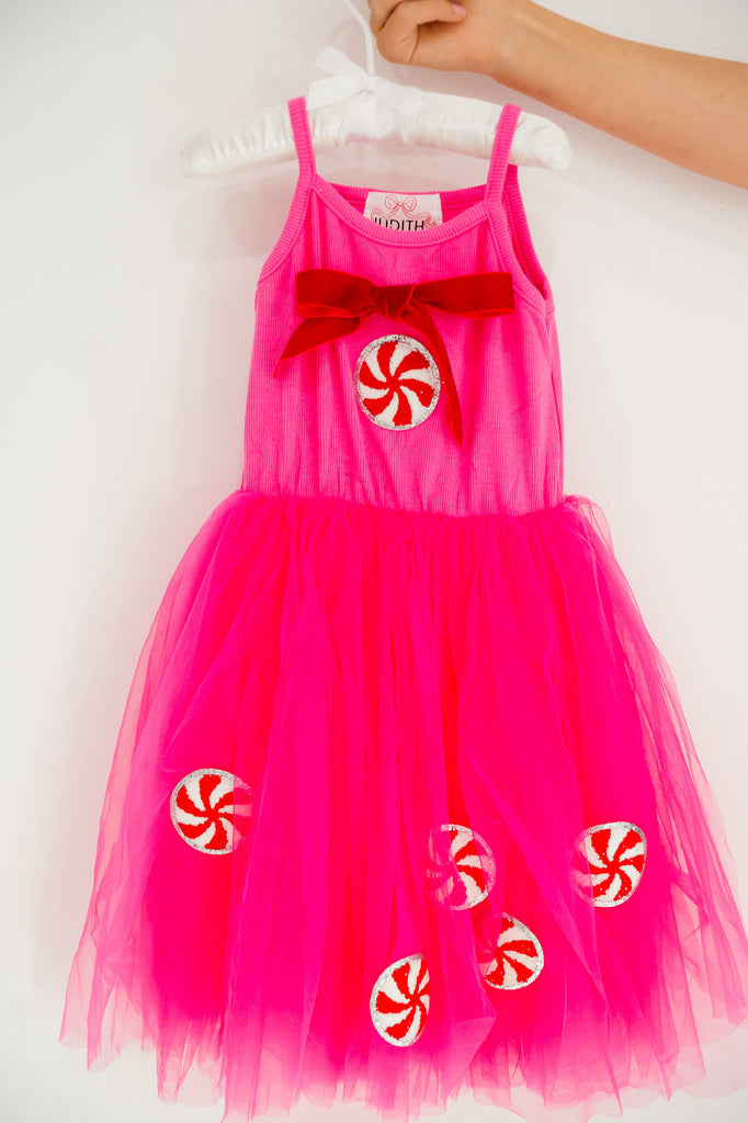 MINI KIDS CANDY CANE TULLE DRESS DRESS Judith March   