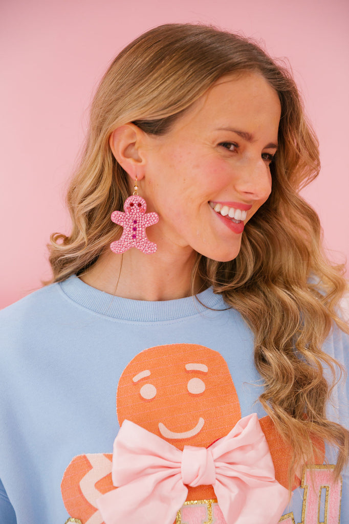 GINGERBREAD PINK EARRINGS earrings Judith March   