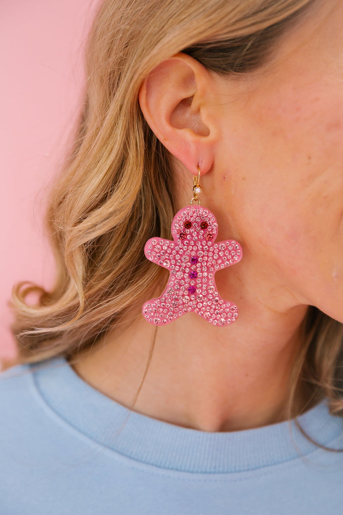 GINGERBREAD PINK EARRINGS earrings Judith March   