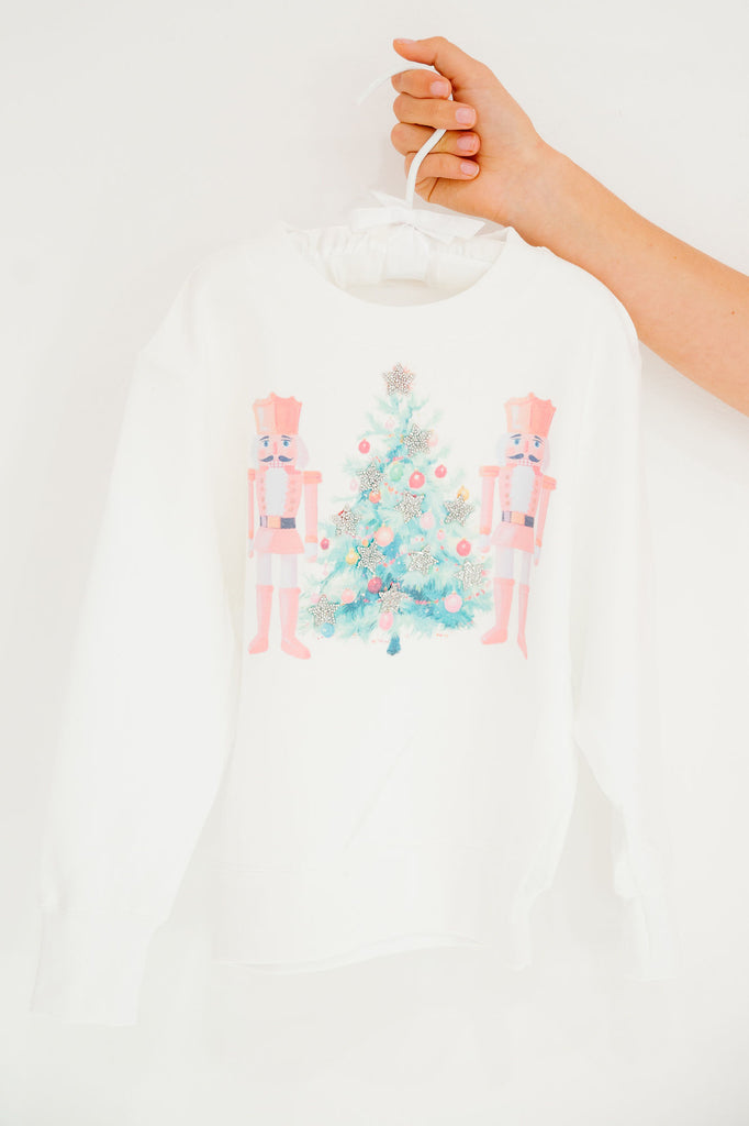 MINI KIDS NUTCRACKER TREE PULLOVER PULLOVER Judith March   