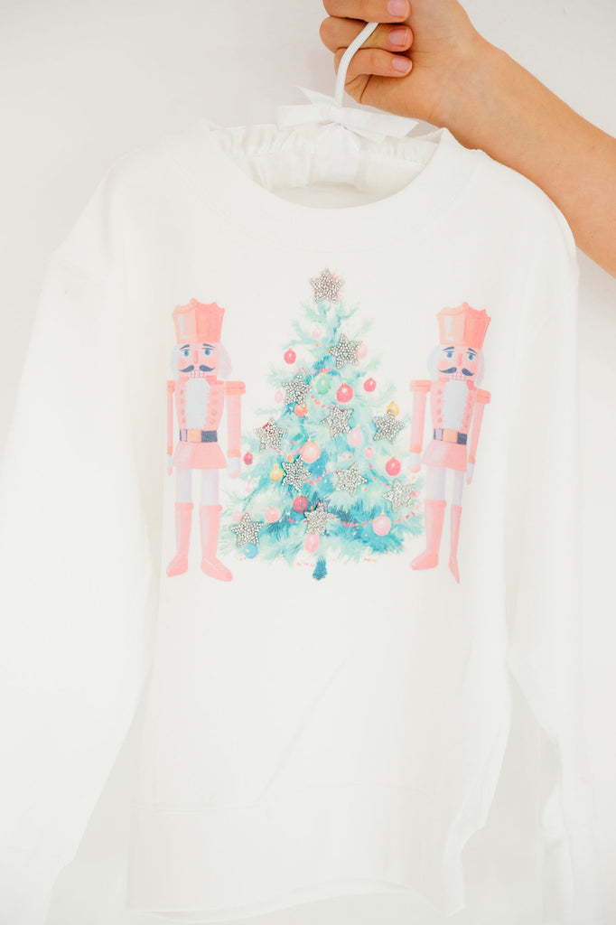 MINI KIDS NUTCRACKER TREE PULLOVER PULLOVER Judith March   