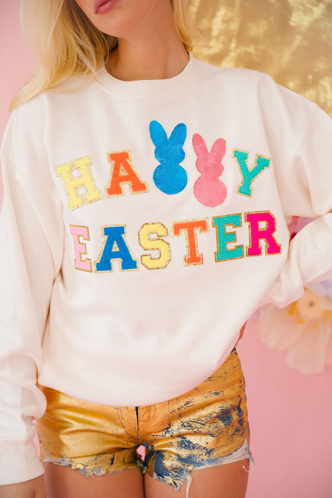 HAPPY EASTER BUNNY PULLOVER PULLOVER Judith March