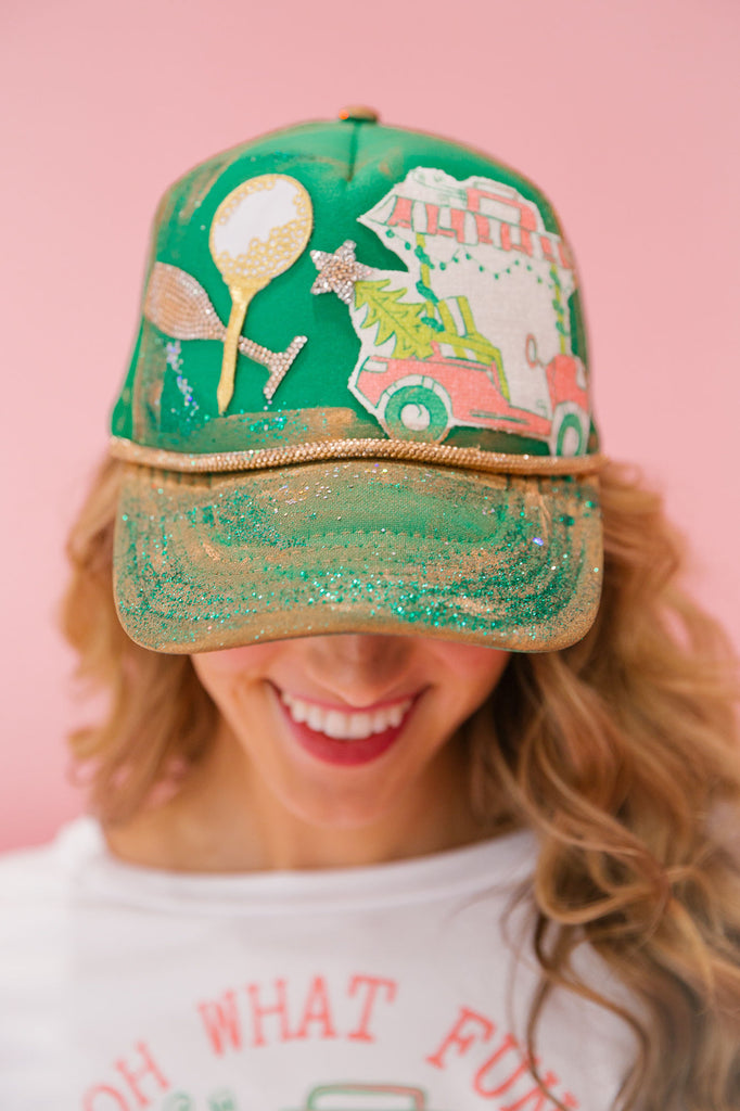 OH WHAT FUN GOLF TRUCKER HAT TRUCKER HAT Judith March   