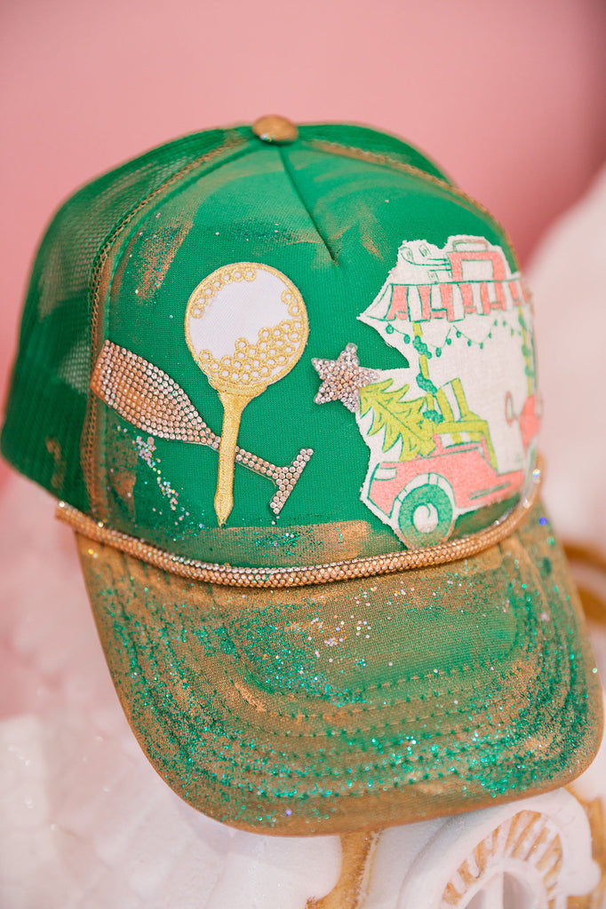 OH WHAT FUN GOLF TRUCKER HAT TRUCKER HAT Judith March   