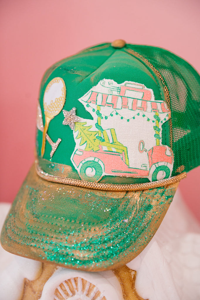 OH WHAT FUN GOLF TRUCKER HAT TRUCKER HAT Judith March   