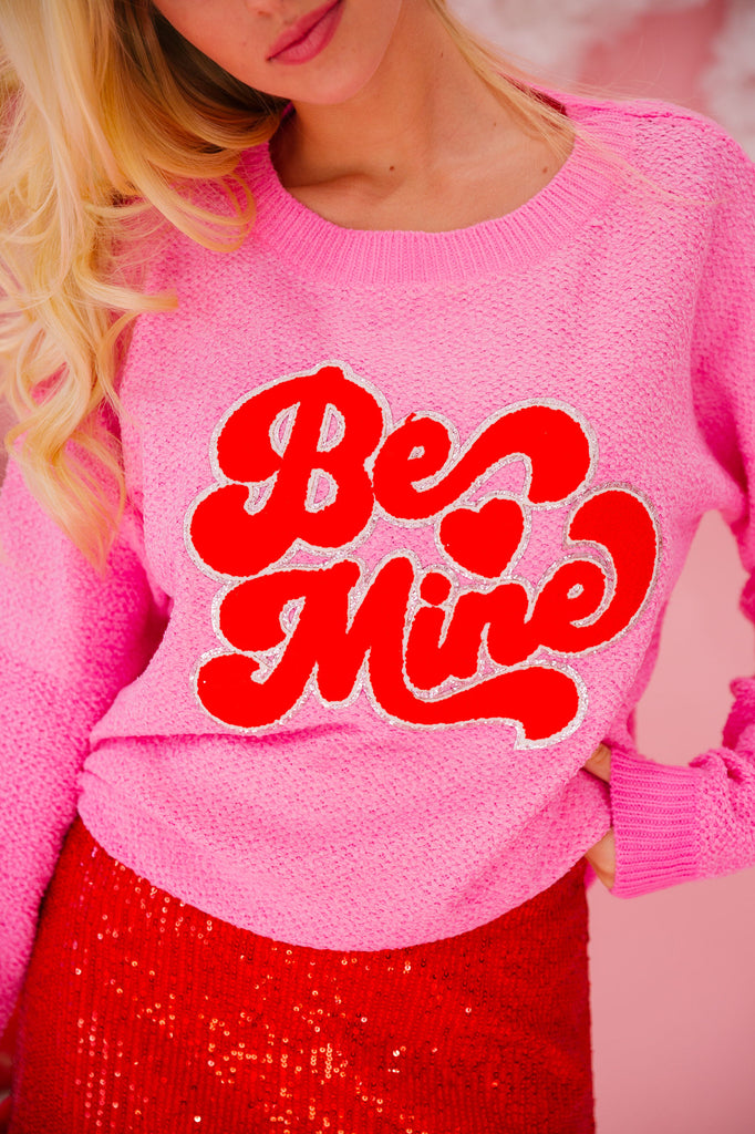 BE MINE PINK SWEATER SWEATER Judith March