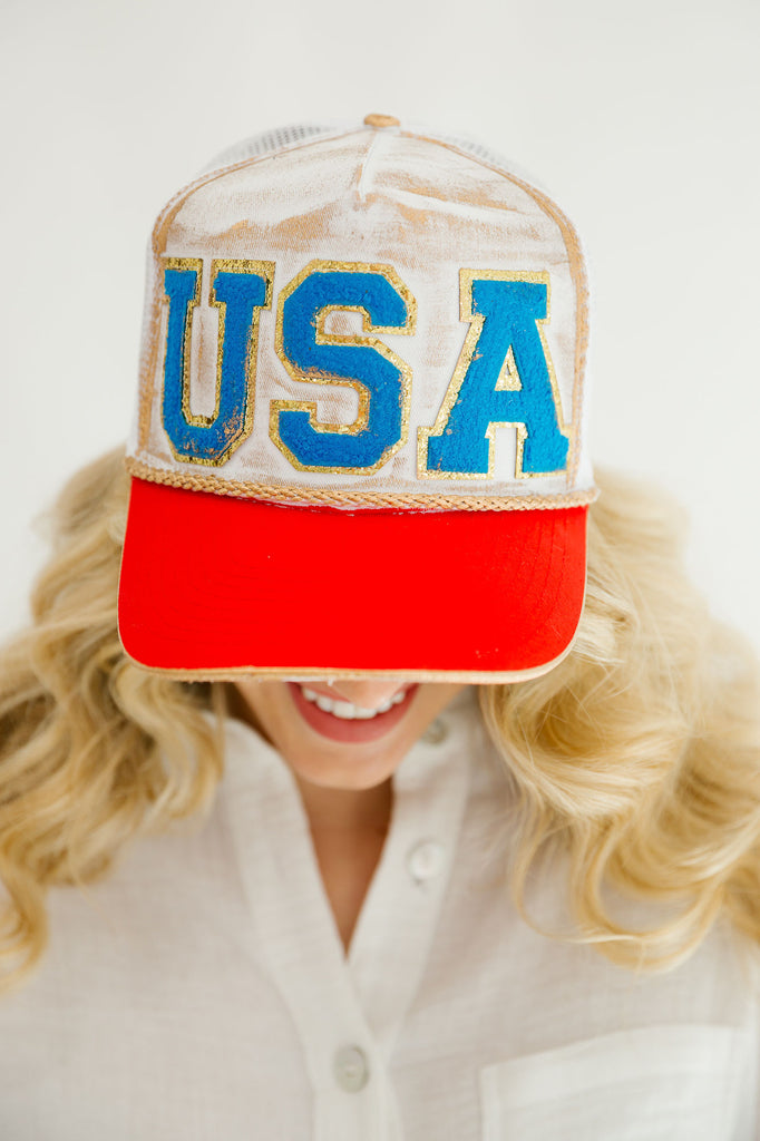 USA TERRY TRUCKER HAT TRUCKER HAT Judith March