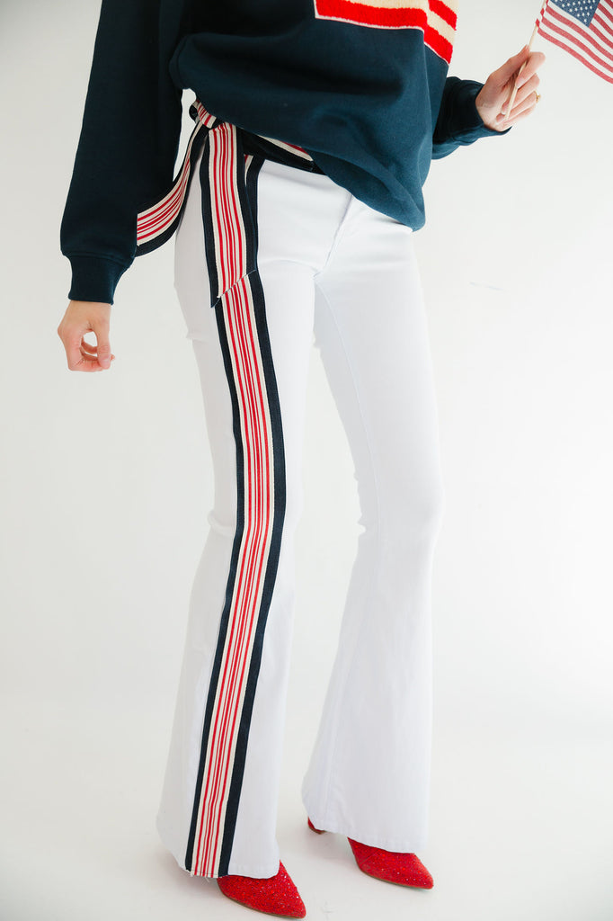 USA STRIPED BOW FLARES FLARES Judith March