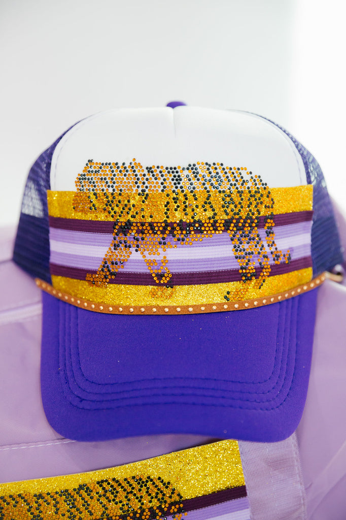 ON THE PROWL TRUCKER HAT HAT Judith March   