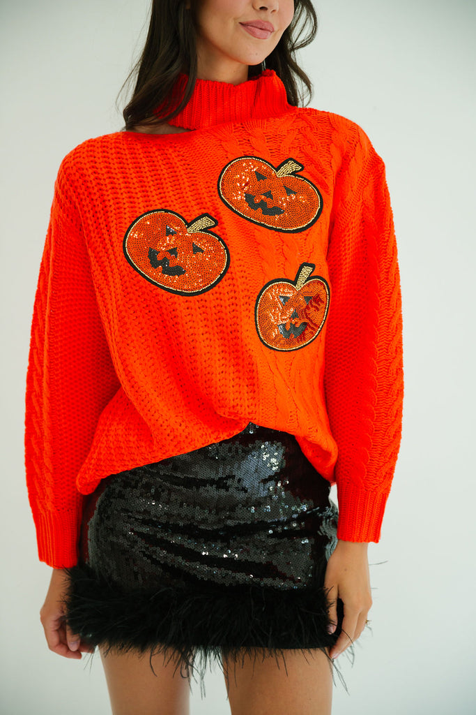 PUMPKIN PATCH ORANGE SWEATER TOP Judith March   