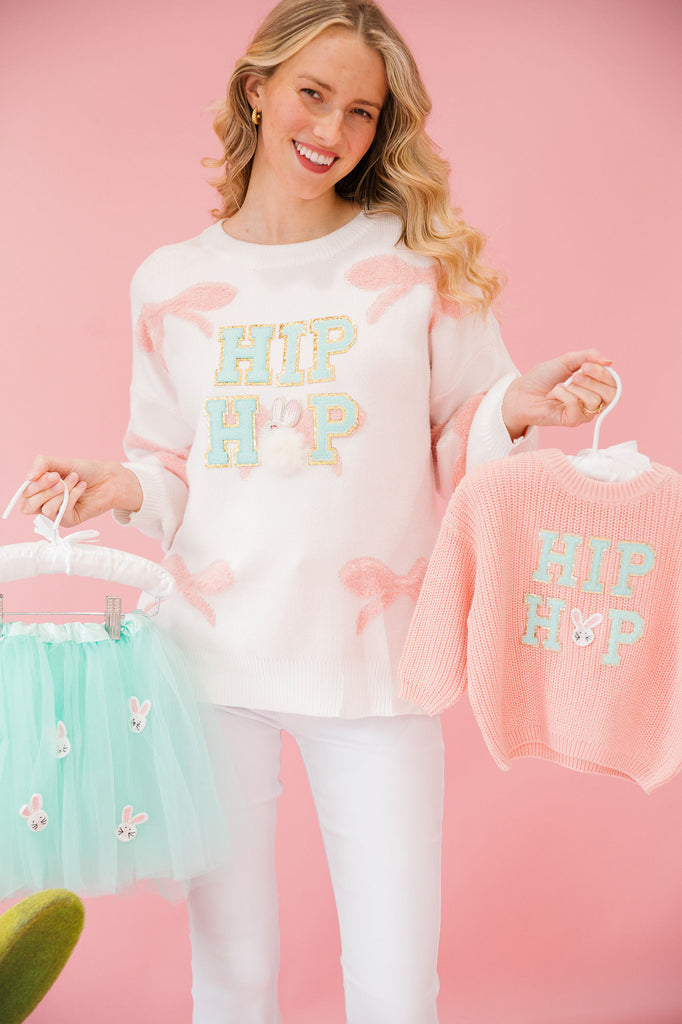 HIP HOP BOW SWEATER SWEATER Judith March