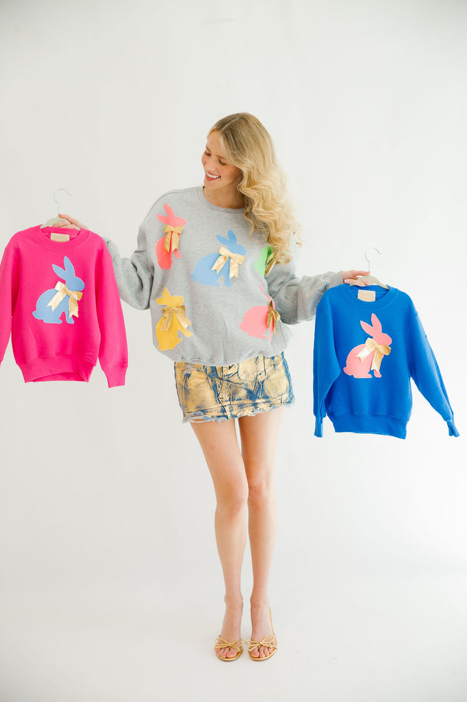 MINI KIDS COLORFUL BUNNY PULLOVERS Pullover Judith March