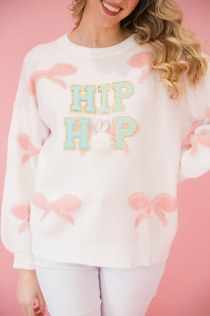 HIP HOP BOW SWEATER SWEATER Judith March