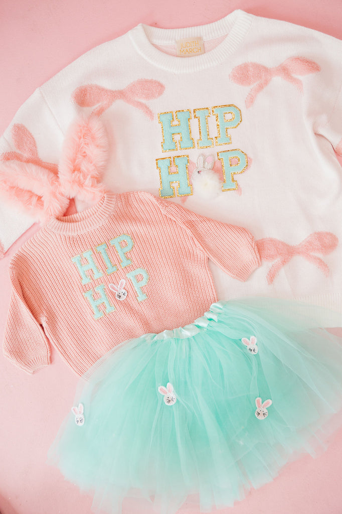 HIP HOP BOW SWEATER SWEATER Judith March