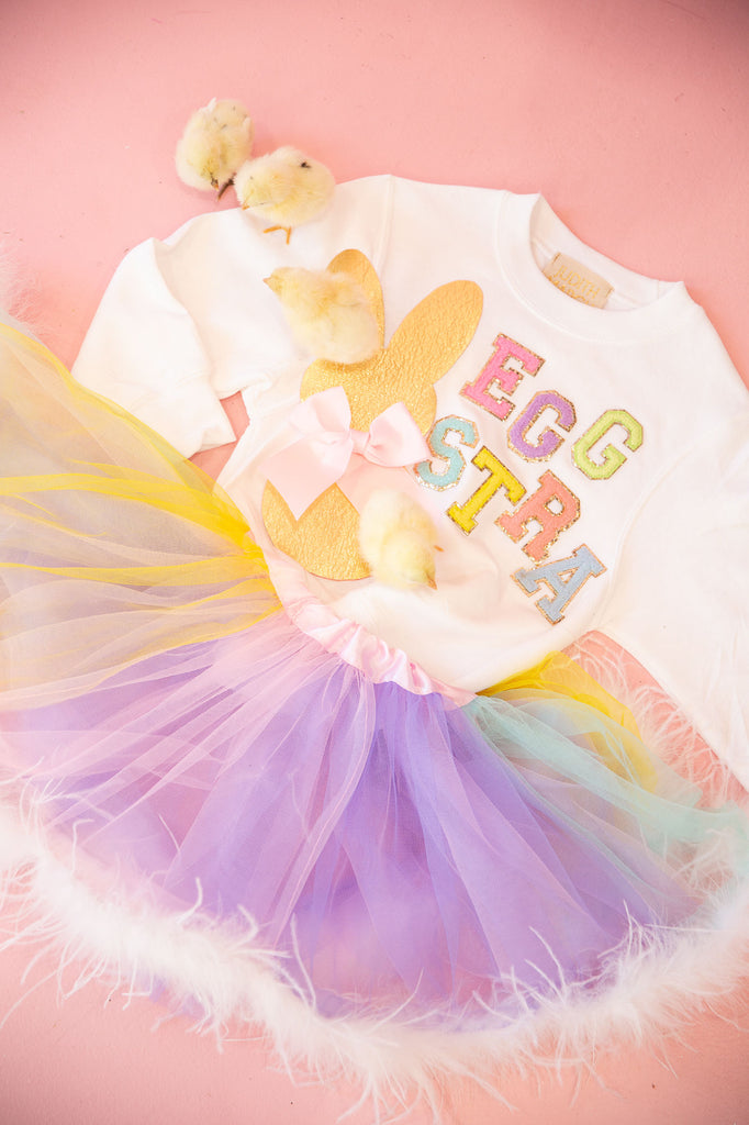 MINI KIDS FEATHER TRIJM MULTICOLOR TUTU Tutu skirt Judith March